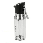 2-in-1 Oil Spray Bottle Stainless Steel Glass Olive Oil Dispenser Kitchen Oil Sprayer for Cooking BBQ Salad Baking Kitchen Tools