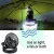 2 in 1 Tent Camping Light and Ceiling Fan with 18 Super Bright LED Light Portable Hiking Outdoor Camping Fan Lantner Light