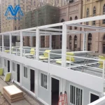 2 Storey Light Steel Structure Frame Expandable Portable Detachable Container House