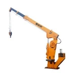 2 ton 5 Ton 3 ton 10 ton Small Telescopic Marine Boom Cranes Used in Vessel For Sale in china