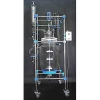 200L Chemical hydrothermal synthesis glass double jacket continuous stirred tank mixing explosion proof reactor