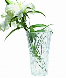 2014 Hot sale Clear plastic Flower vase for wedding