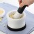 Import 2016 ceramic kitchen mortar and pestle with silicone handle from China