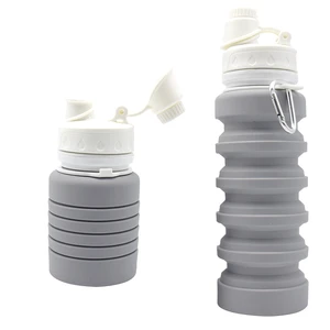 2017 Hot Sale Collapsible Silicone Outdoor Sports Water Bottle