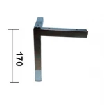 2017 New Spider Wholesale Square Steel Italian Sofa Leg chrome furniture legs