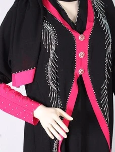 2018 Good Price Latest Design Muslim Party Dress Islamic Ethnic Abaya Clothing For Women