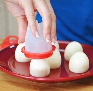 2018 New Hard Boiled Eggs Without The Shell Silicone Egg Boiler