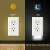 2018 newest product LED bed night light outlet cover for kidsroom