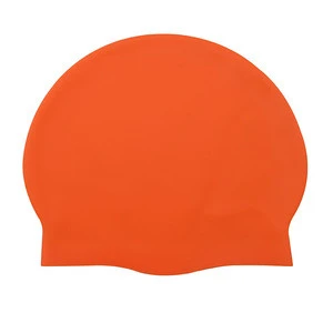 2018 Silicone Blue Plain Solid Color Swim Cap Hot Sale High Quality CE Certificate Swim Cap on Storage in Guangdong