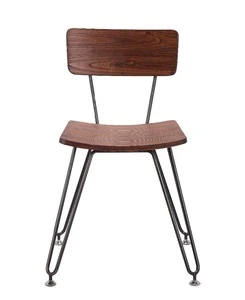 2019 HOT-SALE hairpin chair restaurant solid wood chair