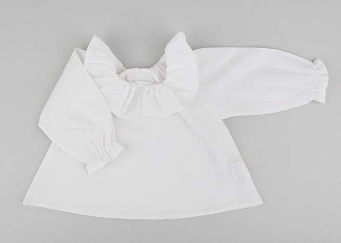 2020 Autumn Baby Girls 100% Cotton Ruffle Collar  Girls&#x27; T-shirts