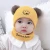 Import 2020 baby warm cute design protect head cotton soft baby hat caps from China