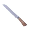 2020  high quality  and hot selling 5 pcs stainless steel and wood grain handle kitchen knife set