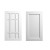 Import 2020 hot sale pvc kitchen cabinet door from China