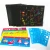 Import 2020 Hot Selling Magic Color Rainbow Scratch Art Paper Graffiti Stencil Card Toy For Kids Painting from China