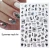 Import 2020 Nails 3D Leaves Letters Nail Stickers Adhesive Decal Summer Drinking Fruit Slider Laser Nail Art Decoration Manicure Wrap from China