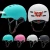 2020 new fashion design Smart In-mold adult bike helmet with LED light scooter Helmet