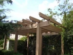 2020 New Type WPC Villa Composite Pergola