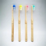 2020 Replaceable toothbrush head Natural Biodegradable Wood Eco Natural Toothbrush Bamboo Toothbrush 100% Organic