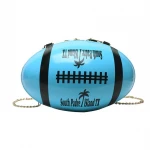 2020 Rugby Pink Shoulder Ball Bag Womens Leather Messenger Bag Women Summer Handbag  New Female Bag