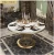 Import 2020 top luxury soft parcel  hotel restaurant Round marble dining table Dining table with turntable from China