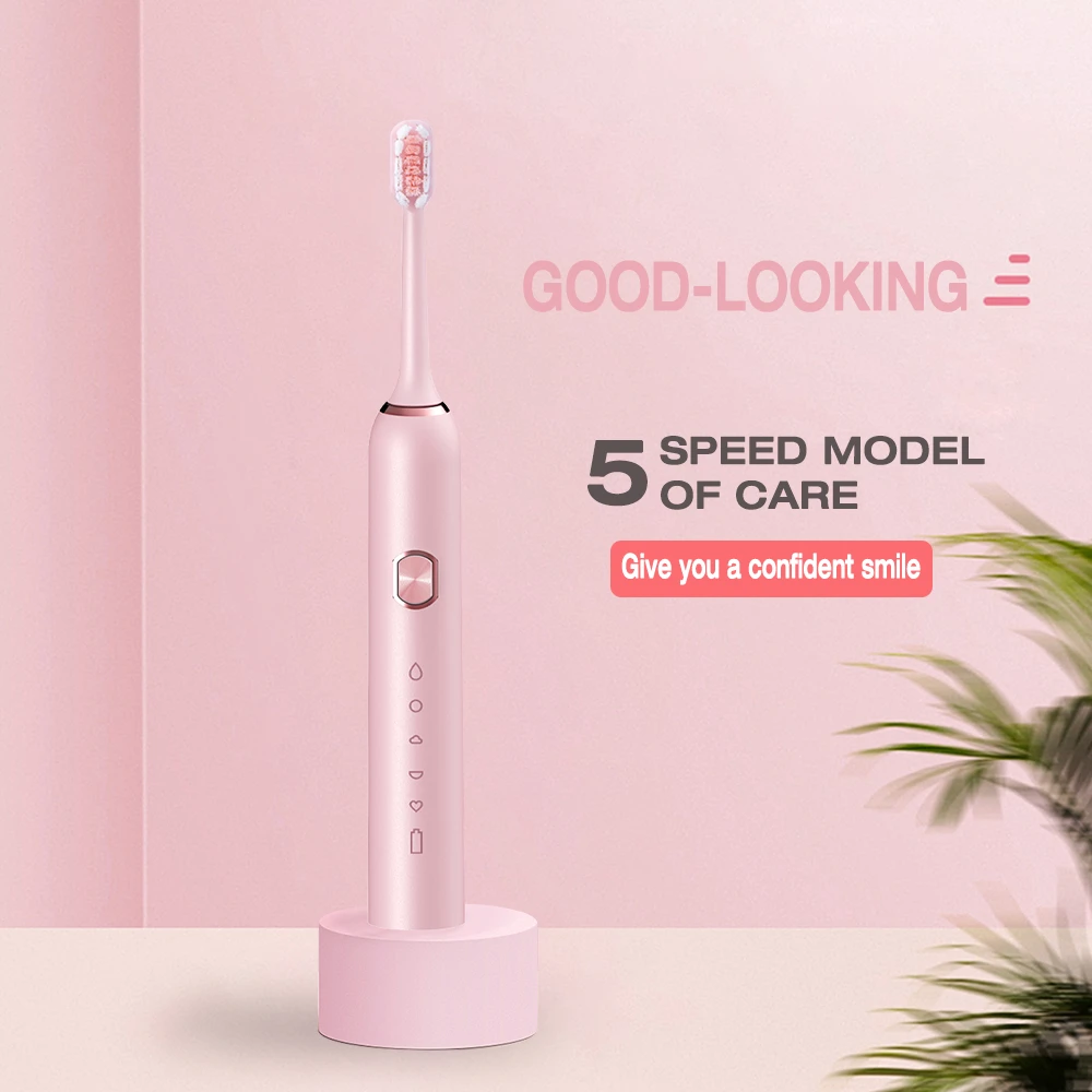 2021 Adult Sonic electricToothbrush With 2 Toothbrush Head Cepillo De Dientes Oral Care Tooth Brush Eco Friendly Toothbrush