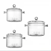 2021 Amazon Hot Borosilicate Large size transparent clear pyrex glass cooking pot