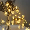 2021 Merry  Christmas decoration supplies Snow-white  Led lights party decoration 3m 6m and 10m length