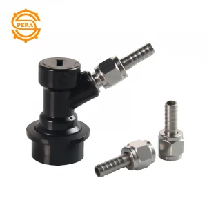 2021 new style Wholesale  Homebrew Gas in and liquid out  ball lock  keg disconnect bar  parts
