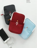 2021 USB Power Bank Travel Gadget Organizer Bag Portable digital cable bag Electronics Accessories Storage Carrying Case Pouch