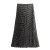 Import 2023 Winter New European and American Womens Fashion Printed Midi pleated Half skirt from China