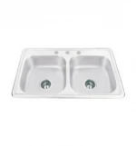 2108 Most Popular South America&Europe Small double bowl  Kitchen Sink