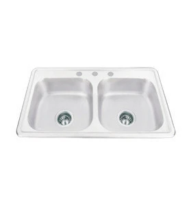 2108 Most Popular South America&Europe Small double bowl  Kitchen Sink