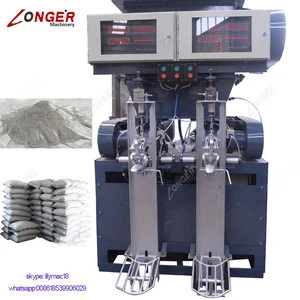 25Kg 50Kg Automatic Cement Powder Bag Weighing Filler Pack Sealing Talcum Powder Filling Packing Plant Cement Packaging Machine