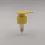 28 410 yellow ribbed lotion pump