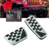 2Pcs Pedals Car Accelerator Foot Brake Pedal Cover Kit for Jeep WranglerCar Accessories