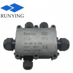 3-6 holders 4-15mm cable ip68 waterproof junction box outdoor electrical cable connector box
