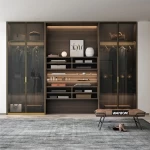 3 Door Custom Modern Cloth Bedroom Cabinet Wardrobes Furniture Designs