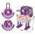 Import 3 in 1 kitchen ware toys 23 pcs backpack trolley case dressing table amusing kids play kitchen with color box from China