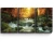 Import 3 Panels  Forest Waterfall Scene Canvas Art Wall Decor Yellow Forest Natural Landscape Picture for Home Office Decorations from China