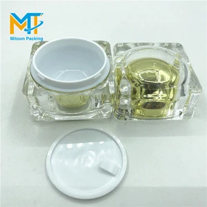 30g High Quality Acrylic Cream Cube Emulsion Jar Specially designed cosmetic jar