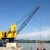 Import 30t 18m wire luffing fixed dock crane port crane from China