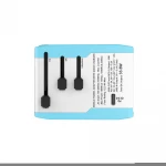 33.5W Quick Charger Worldwide Universal Travel Adapter 4 USB Charger Adapter EU UK USA AUS Plug Adapter Socket