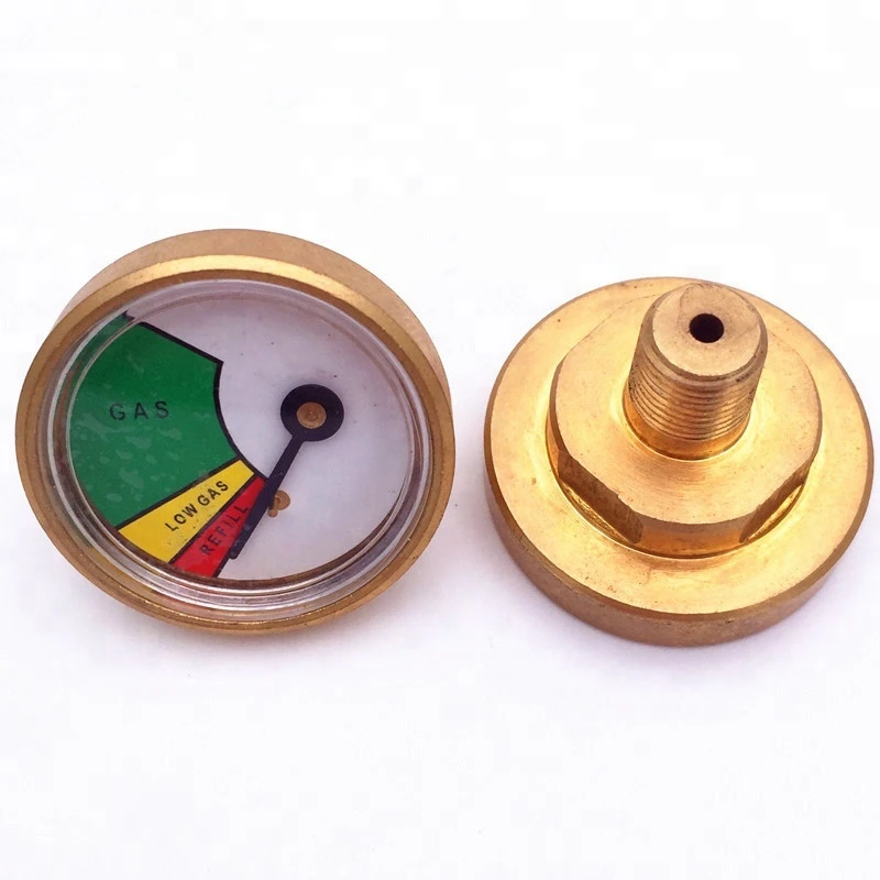 35mm brass diaphragm manometer LPG gas pressure gauge liquified gas Cylinder gauge
