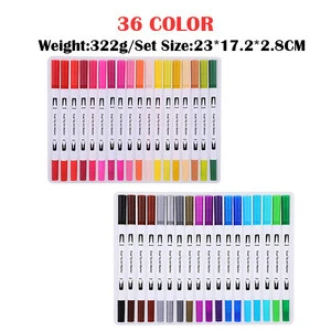 36 color Art Markers Brush Marker Pens Set Highlighter Marker pen Packing Packaging