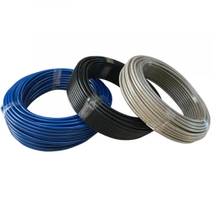 3AN/AN3 4AN/AN4 PTFE STAINLESS STEEL BRAIDED HOSE Steam hose WITH BLACK/CLEAR/BLUE PVC COVER
