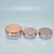 3g 5g 10g 20g 30g 50g pink lid Round Clear beauty Loose Powder plastic Jar with Sifter for mineral face powder loose power pot