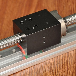 Buy 40mm Width Cnc Ball Screw Motorized Linear Motion Rail Guide from ...