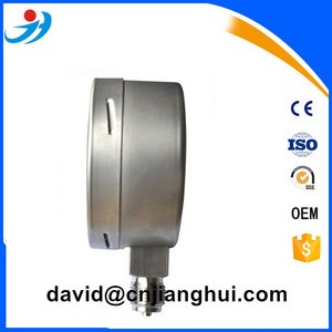 4"(100MM)0-250mbar High Quality Stainless Steel Low Pressure Gauge Manometer