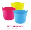 42L basket All color available small plastic shopping basket with best price
